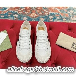 Low Price Gucci Lido Canvas Low Top Sneakers White 230110