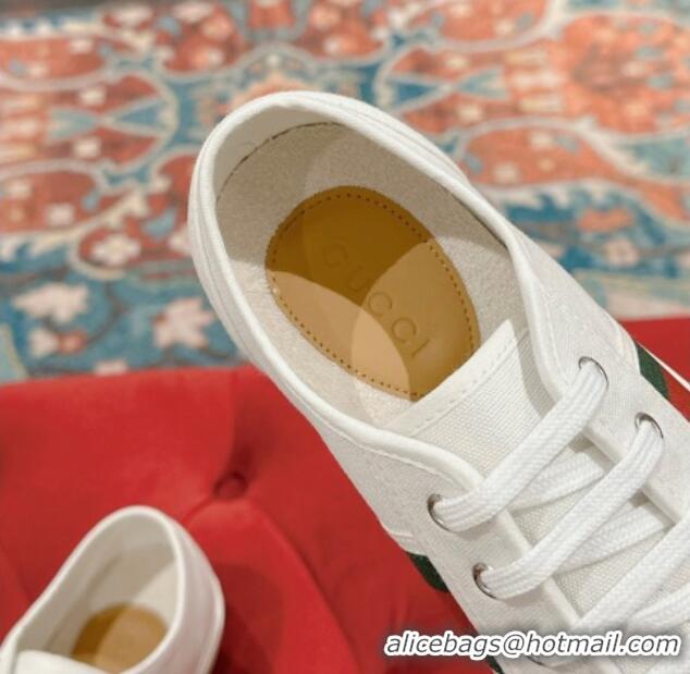 Low Price Gucci Lido Canvas Low Top Sneakers White 230110