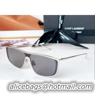 Unique Grade Saint Laurent Sunglasses SL609 Silver/Grey 2024