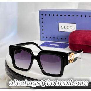 Buy Inexpensive Gucci Sunglasses GG1632 Black/White 2024