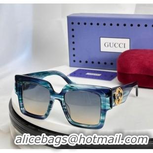 Grade Cheap Gucci Sunglasses GG1632 Blue 2024