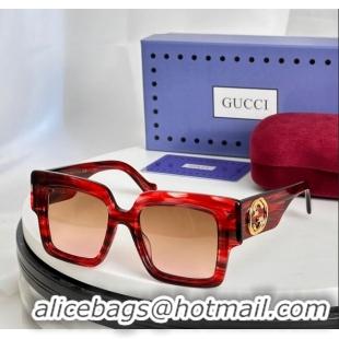 Low Cost Gucci Sunglasses GG1632 Red 2024