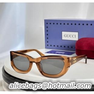 Shop Cheap Gucci Sunglasses GG1779S Brown 2024