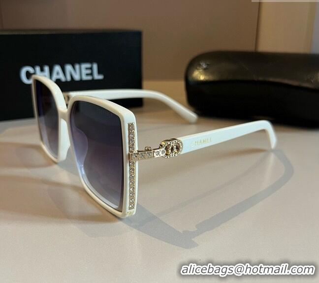 Buy Fashionable Gucci Sunglasses with GG and Strass 061701 White 2024