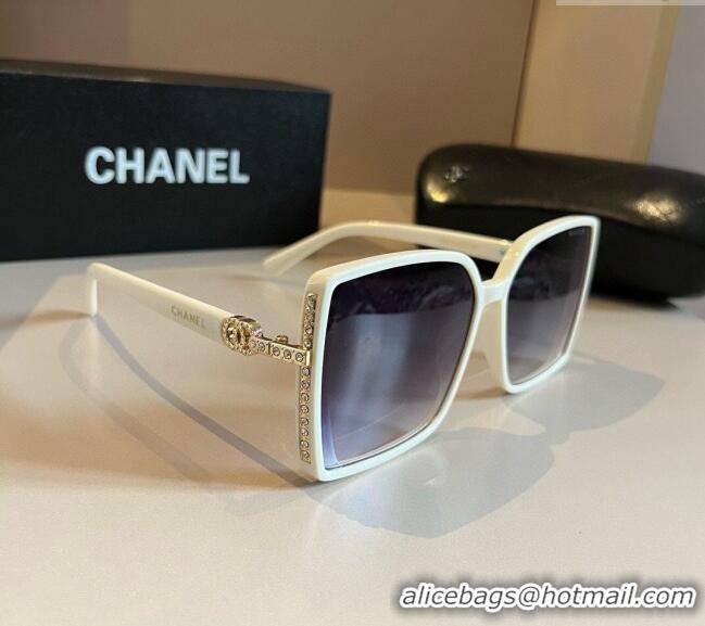 Buy Fashionable Gucci Sunglasses with GG and Strass 061701 White 2024