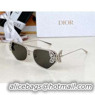 Inexpensive Dior Butterfly Sunglasses B1UF0A0 Black 2024