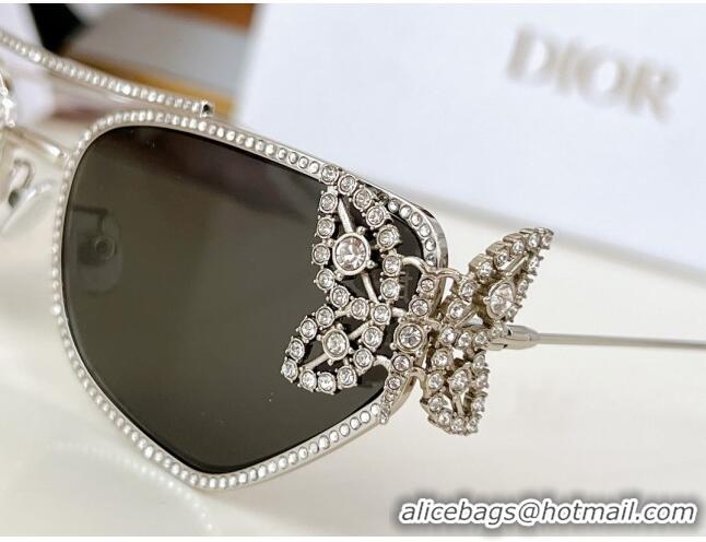 Inexpensive Dior Butterfly Sunglasses B1UF0A0 Black 2024