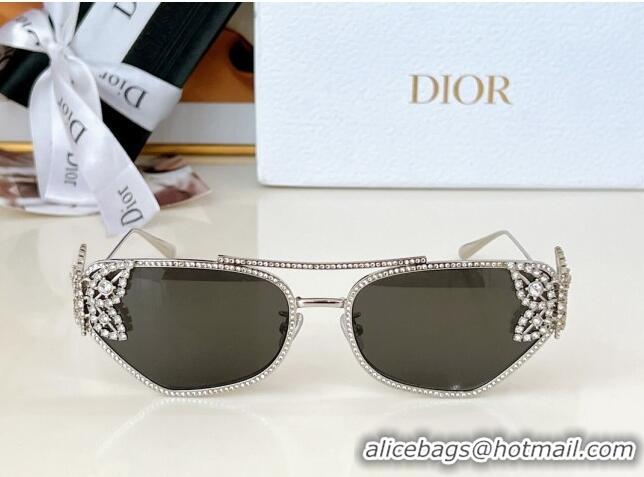 Inexpensive Dior Butterfly Sunglasses B1UF0A0 Black 2024