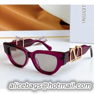 High Quality Valentino Sunglasses with VLogo VLS103A Red