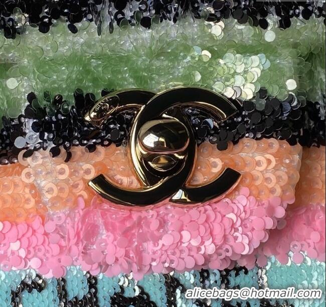 Affordable Price Chanel Sequins Mini Flap Bag AS3269 Multicolor 2024