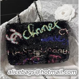 Buy Discount Chanel CoCo Sequins Mini Flap Bag AS1816 Black 2024