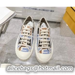 Low Cost Fendi Domino Low-top Sneakers in FF Canvas Multicolor 604170