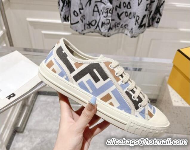 Low Cost Fendi Domino Low-top Sneakers in FF Canvas Multicolor 604170