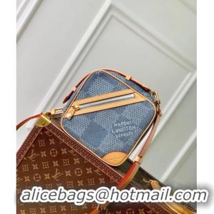 Super Quality Louis Vuitton Chess Messenger Crossbody bag in Damier Denim 3D Canvas N40706 2024