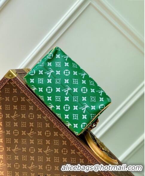 Affordable Price Louis Vuitton Speedy P9 Bandoulière 25 Bag in Soft Calfskin M24423 Dark Green 2024 Runway