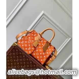 Grade Design Louis Vuitton Speedy P9 Bandoulière 25 Bag in Soft Calfskin M24423 Orange 2024 Runway