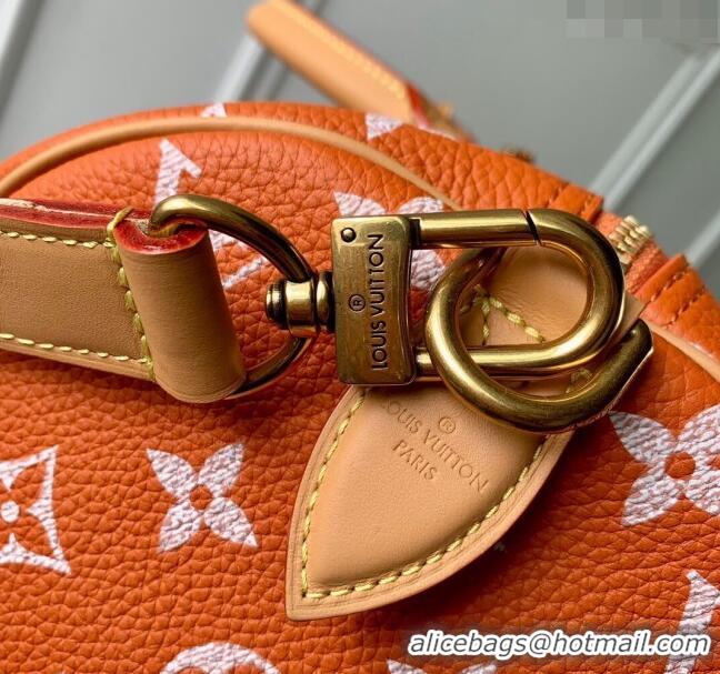 Grade Design Louis Vuitton Speedy P9 Bandoulière 25 Bag in Soft Calfskin M24423 Orange 2024 Runway