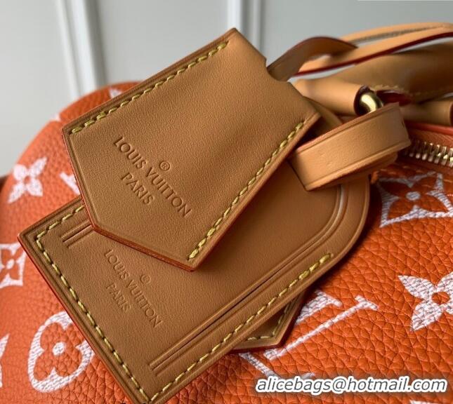 Grade Design Louis Vuitton Speedy P9 Bandoulière 25 Bag in Soft Calfskin M24423 Orange 2024 Runway