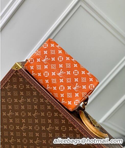 Grade Design Louis Vuitton Speedy P9 Bandoulière 25 Bag in Soft Calfskin M24423 Orange 2024 Runway