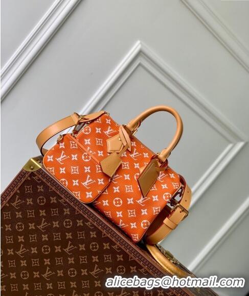 Grade Design Louis Vuitton Speedy P9 Bandoulière 25 Bag in Soft Calfskin M24423 Orange 2024 Runway