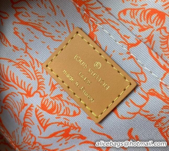 Top Quality Louis Vuitton Speedy Bandouliere 20 Bag in Monogram Tiles Canvas M11209 Coral Pink 2024