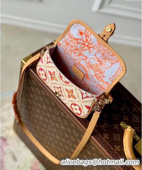 Super Quality Louis Vuitton Nano Diane Mini bag in Monogram Tiles Canvas M83621 Coral Pink 2024