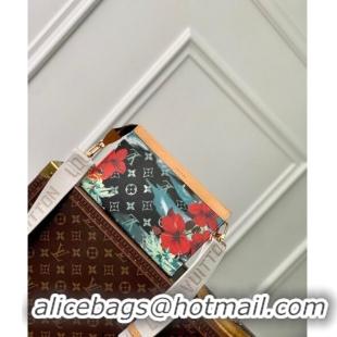 Super Quality Louis Vuitton Gaston Wearable Wallet Mini bag in Monogram Surfin' Canvas M83466 Navy Blue 2024