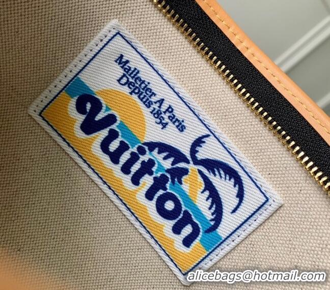 Super Quality Louis Vuitton Gaston Wearable Wallet Mini bag in Monogram Surfin' Canvas M83466 Navy Blue 2024