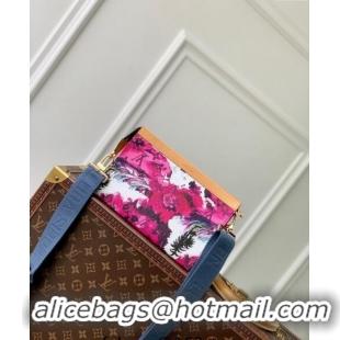 New Design Louis Vuitton Gaston Wearable Wallet Mini bag in Monogram Surfin' Canvas M83466 Pink 2024