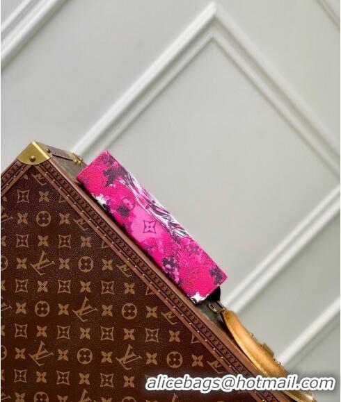 New Design Louis Vuitton Gaston Wearable Wallet Mini bag in Monogram Surfin' Canvas M83466 Pink 2024