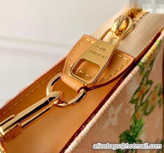 Best Price Louis Vuitton Gaston Wearable Wallet Mini bag in Monogram Surfin' Canvas M83466 Sand Beige 2024