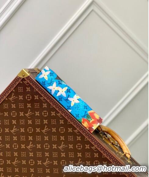 Super Quality Louis Vuitton Pochette Voyage Pouch Mini bag in Monogram Surfin' Canvas M83465 Sky Blue 2024