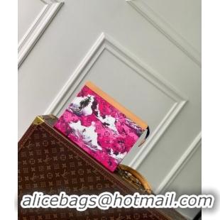 Good Taste Louis Vuitton Pochette Voyage Pouch Mini bag in Monogram Surfin' Canvas M83465 Pink 2024