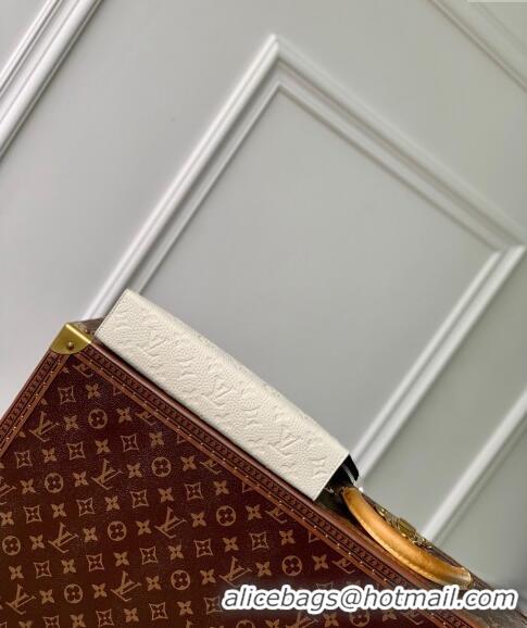 Trendy Design Louis Vuitton Pochette Voyage MM Pouch in Monogram Leather M61692 White 2024