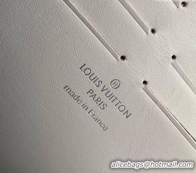 Trendy Design Louis Vuitton Pochette Voyage MM Pouch in Monogram Leather M61692 White 2024