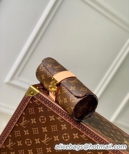 Super Quality Louis Vuitton Etui Bijoux Jewelry Case in Brown Monogram Canvas M10145 2024