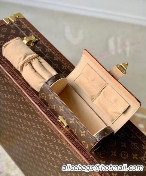 Super Quality Louis Vuitton Etui Bijoux Jewelry Case in Brown Monogram Canvas M10145 2024