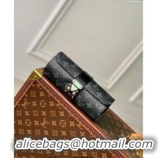 Unique Grade Louis Vuitton Etui Bijoux Jewelry Case in Black Monogram Eclipse Canvas M10145 2024