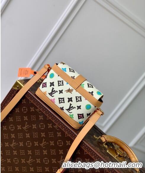 Promotional Louis Vuitton Envelope Wearable Wallet Mini Bag in Monogram Craggy Canvas Vanilla M83346 White 2024