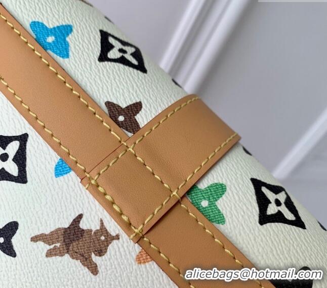 Promotional Louis Vuitton Envelope Wearable Wallet Mini Bag in Monogram Craggy Canvas Vanilla M83346 White 2024