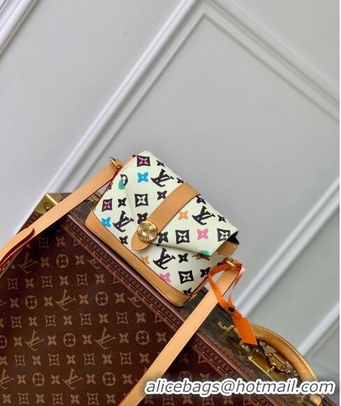 Promotional Louis Vuitton Envelope Wearable Wallet Mini Bag in Monogram Craggy Canvas Vanilla M83346 White 2024