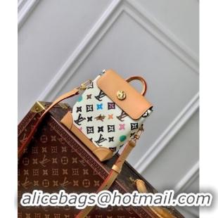 Affordable Price Louis Vuitton Nano Steamer Mini Bag in Monogram Craggy Canvas M83429 Vanilla White 2024