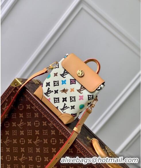 Affordable Price Louis Vuitton Nano Steamer Mini Bag in Monogram Craggy Canvas M83429 Vanilla White 2024