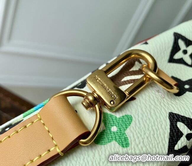 Affordable Price Louis Vuitton Nano Steamer Mini Bag in Monogram Craggy Canvas M83429 Vanilla White 2024