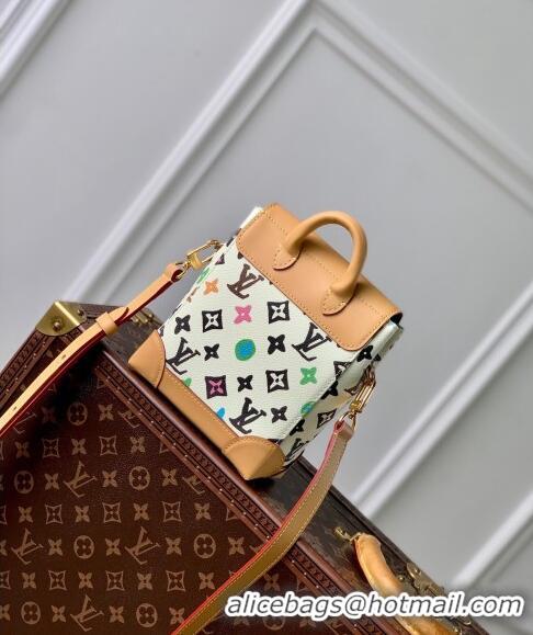 Affordable Price Louis Vuitton Nano Steamer Mini Bag in Monogram Craggy Canvas M83429 Vanilla White 2024