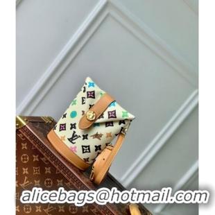 Good Product Louis Vuitton Envelope Pouch Mini Bag in Monogram Craggy Canvas M83344 Vanilla White 2024