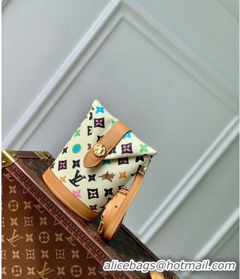 Good Product Louis Vuitton Envelope Pouch Mini Bag in Monogram Craggy Canvas M83344 Vanilla White 2024