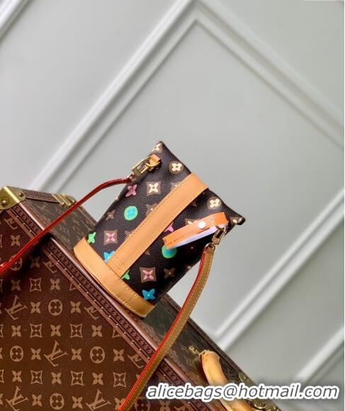 Low Price Louis Vuitton Envelope Pouch Mini Bag in Monogram Craggy Canvas M83344 Chocolate Brown 2024