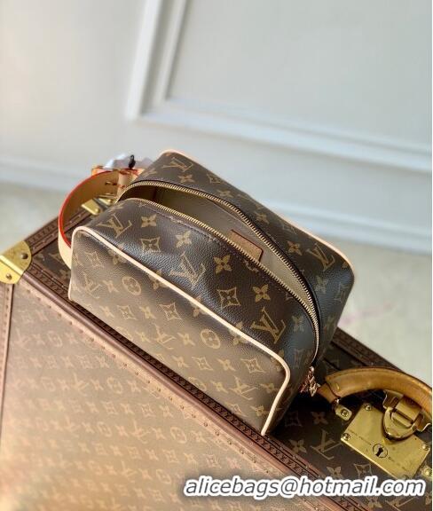 New Design Louis Vuitton Locker Dopp Kit Bag in Monogram Canvas M83112 2024