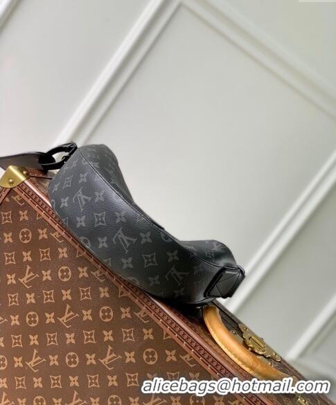 Famous Brand Louis Vuitton Hamac Bag PM in Black Monogram Eclipse Canvas M47158 2024